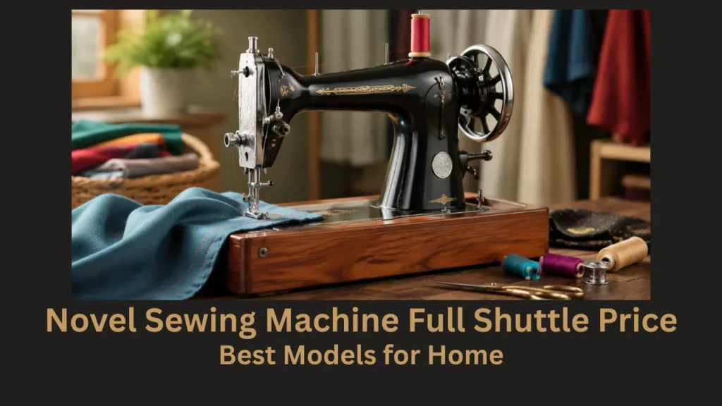 novel sewing machine full shuttle price
